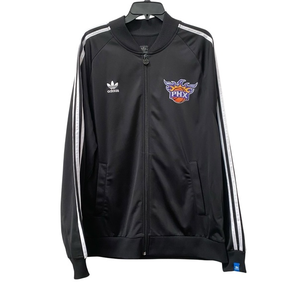 Adidas Phoenix Suns Black Track Jacket size XL PHX trefoil - Picture 1 of 7